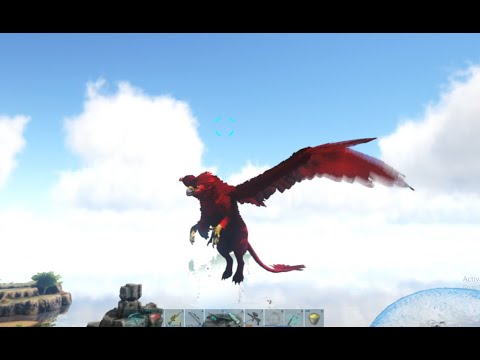 ARK PRIMAL FEAR :- I Tamed My First Apex Griffin Literally This Apex Griffin Is Op
