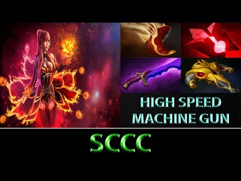 Sccc [Lina] High Speed Ganking Machine Gun ► Dota 2 7.06f
