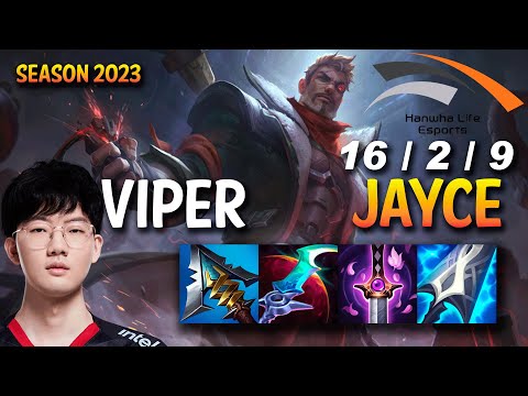 HLE Viper JAYCE ADC vs DRAVEN - KR Ranked