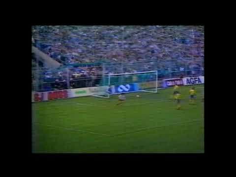 Ryszard Tarasiewicz gol (Szwecja - Polska) 07.05.1989