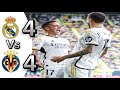 Real Madrid vs Villareal (4-4) All Goals & Extended Highlight 2024 HD