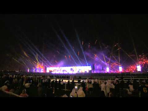 31.03.2012 Meydan (Dubai UAE) Dubai World Cup 2012 Celebration,Dance and Fireworks HD-720p