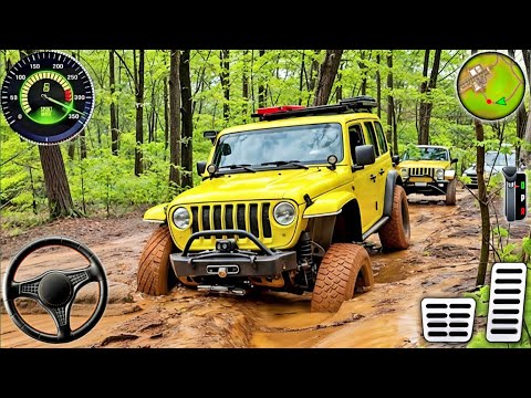 4x4 Offroad Jeep Driving Simulator 3D - Drive SUV 4x4 jeep Offroad Game - Android GamePlay