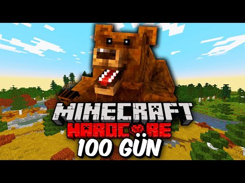 Minecraft Hardcore'da VAHŞİ Ormanda 100 Gün Hayatta Kalmak!