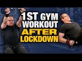 Back in the Gym After Quarantine! (FULL WORKOUT)