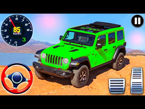 Offroad 4x4 Jeep Driving Simulator - Dangerous Jeep Hilly Driver - Android Gameplay