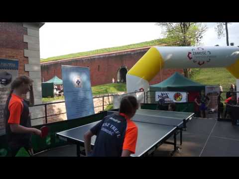 Pokaz tenisa stołowego - PWSZ Zamość