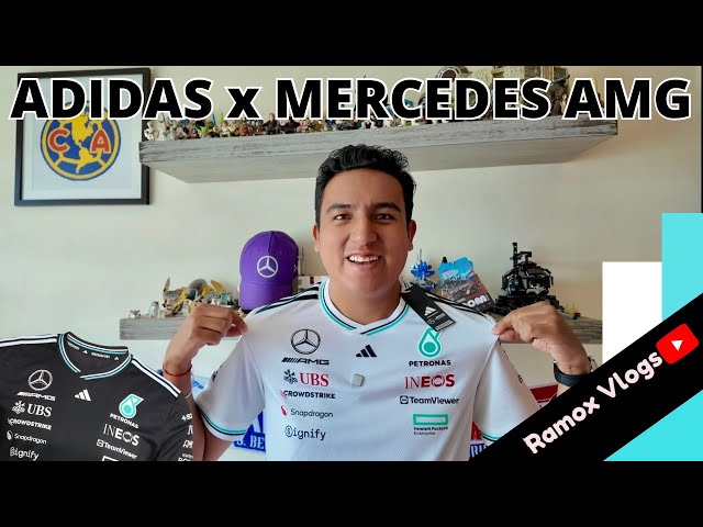 Vídeo relacionado con adidas Uomo Mercedes - AMG Petronas Formula 1 Team DNA Full Zip Hoody, Black/Semi Mint Rush, M