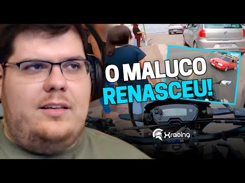 CASIMIRO REAGE: SUSTOS DE MOTO (EP. 157) ELE ATRAI OS ANIMAIS - XRACING | Cortes do Casimito