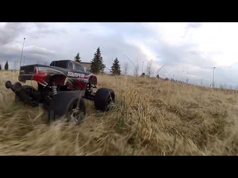Traxxas Stampede RC Powers Through Tall Grass