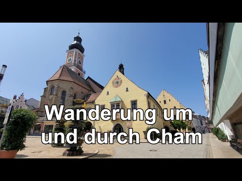Stadt Cham in der Oberpfalz und Umgebung