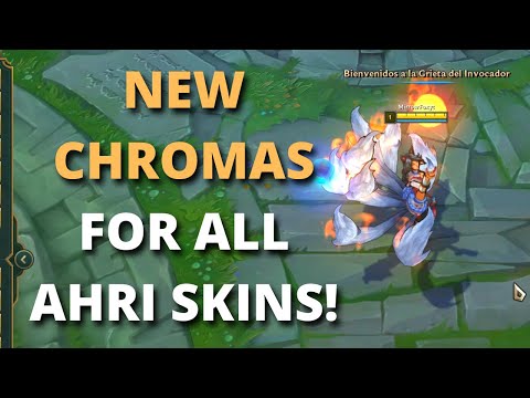 AHRIVERSARY NEW CHROMAS FOR EVERY AHRI SKIN! - Preview