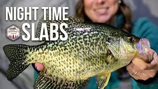 Ice Fishing at Night for Slab Crappies