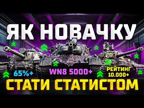 Як ПІДНЯТИ СТАТИСТИКУ в WoT 🔥 | Топ поради для стабільної гри