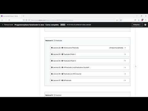 Programmazione funzionale in java -  Overview del corso
