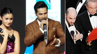 Varun Dhawan And Alia Bhatt’s Funny Reaction When Asked About Oscars 2017 Goofup