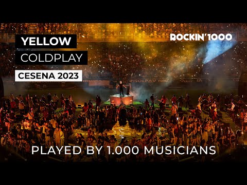 Yellow - Coldplay played by 1000 Musicians | Rockin’1000
