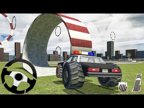 Police Monster Truck - Truck Driving Simulator 3D - Simulator Games Car Racing - Android Gameplay