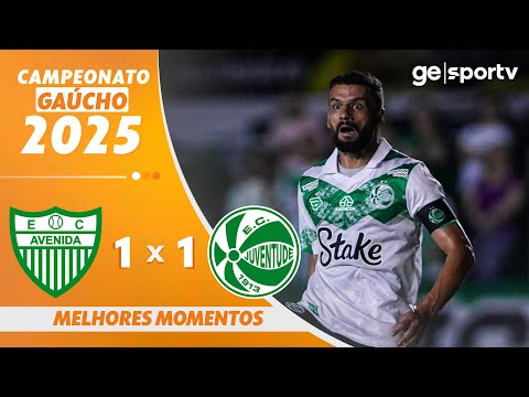 Gols e lances de Avenida-RS x Juventude-RS