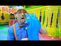 Blippi Learns The 5 Senses At A Kids Play Place Educational Toddler Videos