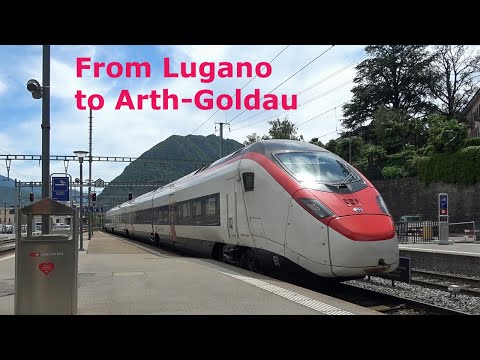 From Lugano to Arth-Goldau with SBB train