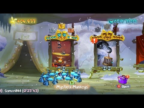 Walkthrough: Rayman Legends 100% - Mystical Munkeys