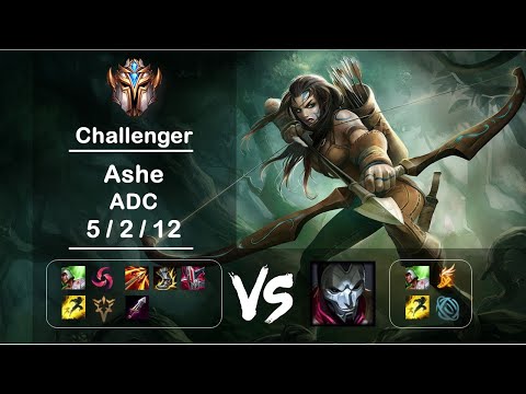 [4K] KR Challenger ADC Ashe vs Jhin Ep.1496