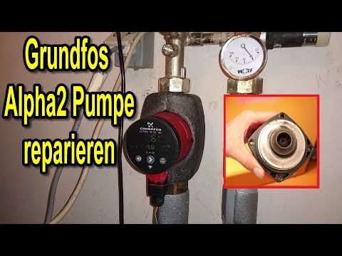 Grundfos Alpha2 Pumpe startet nicht / Umwälzpumpe sitzt fest & tickt / klackt - Pumpe reparieren