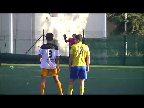 Football U19 Nationaux Sporting Toulon vs Porto Vecchio 2ème mi-temps Championnat Saison 2019/2020