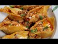 STUFFED PASTA SHELLS PASTA WITH BEEF MINCE GROUND BEEF PASTA DINNER RECIPE