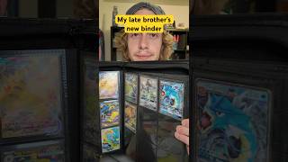 Adding more cards to my late brother’s new binder. 16 months today. #pokemoncards