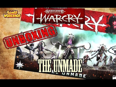 Warhammer Age of Sigmar- Warcry -The Unmade - Unboxing