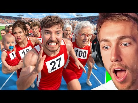 Miniminter Reacts To Ages 1 - 100 Race For $250,000!