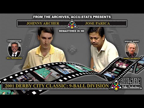 9-Ball - JOHNNY ARCHER vs JOSE PARICA - 2001 Derby City Classic