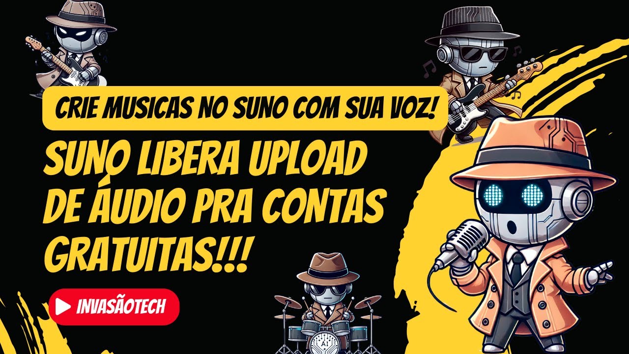 Crie musicas no Suno com a sua voz!