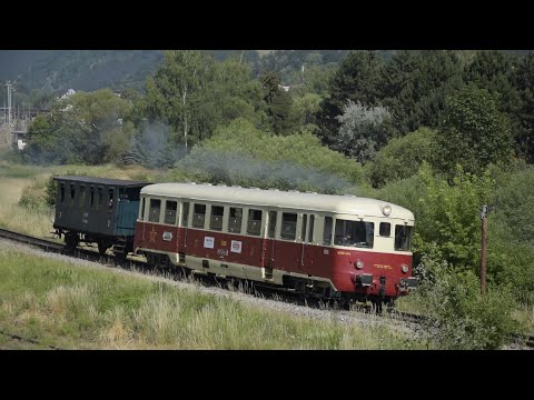 Singrovka M240.0039 na Horehronskom exprese odchádza zo ŽST Brezno