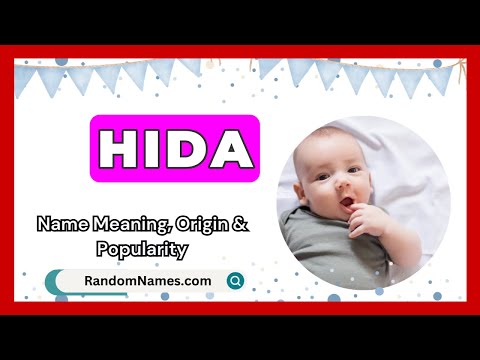 Hida - Baby Girl Name Meaning, Origin & Popularity - RandomNames.com