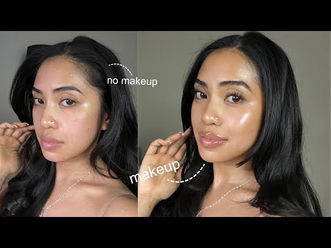 "NO MAKEUP" MAKEUP LOOK // HOW TO LOOK "NATURALLY PRETTY" , HEALTHY SKIN , & GIVEAWAY!