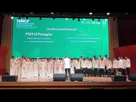 LAUDATE DOMINUM Arr Levente Gyongyosi | Paragita Choir- BICF 2025