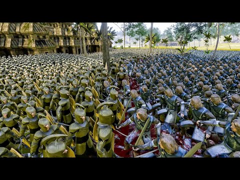22 000 GondorGrunts VS 21 000 Elf Shields (Ultimate Epic Battle Simulator 2 / UEBS 2) _ UEBS 2022