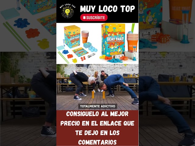 Vídeo relacionado con Beat That! Juego de Mesa - El divertidísimo Juego de Pruebas locas, Juegos de Mesa para Niños y Adultos - Juego de Mesa para Todas Las Ocasiones, Navidad, Año Nuevo, Noche de Juegos y Otras Fiestas