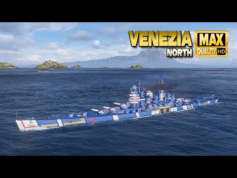 Cruiser Venezia: Thriller on map North - World of Warships