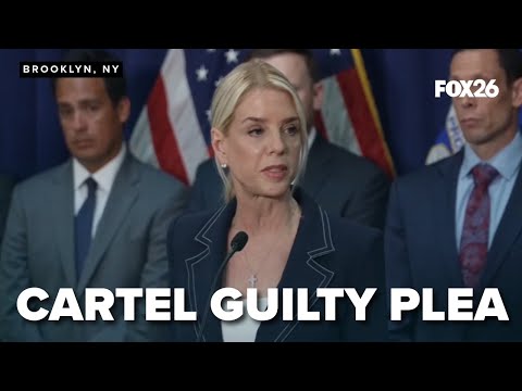 U.S. AG Bondi announces the guilty plea from the co-founder ...