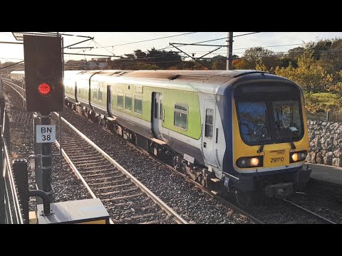 Irish Rail 29000 Class Commuter Train 29110 - Booterstown Station, Dublin