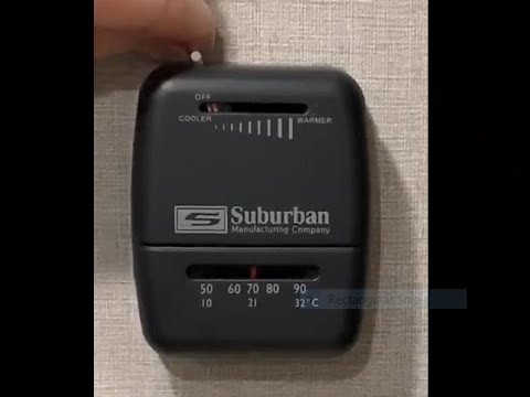 How to Operate a Suburban RV Furnace Thermostat