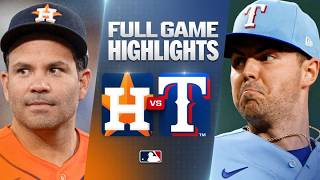 ASTROS vs. RANGERS: Official Full Game Highlights (July 12) | 2026 MLB Season