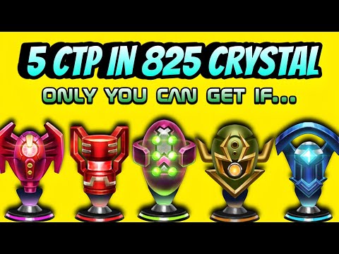 5 CTP in 825 crystal 😱 how is this possible | marvel future fight
