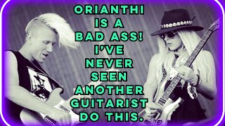 Orianthi is a badass! I’ve never seen another guitarist do this.