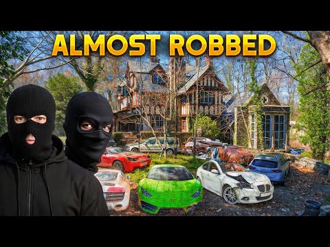 Almost Robbed In Abandoned Mansion (Millions of Dollars and Cars Left Behind)