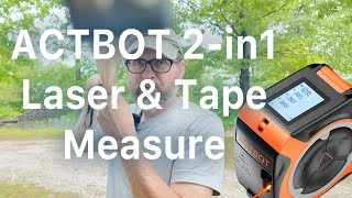 ACTBOT AS-A6 laser tape measure: Homesteading Tool easy button
